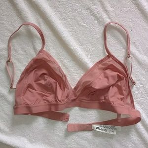 Mesh-Trimmed Michele Bralette